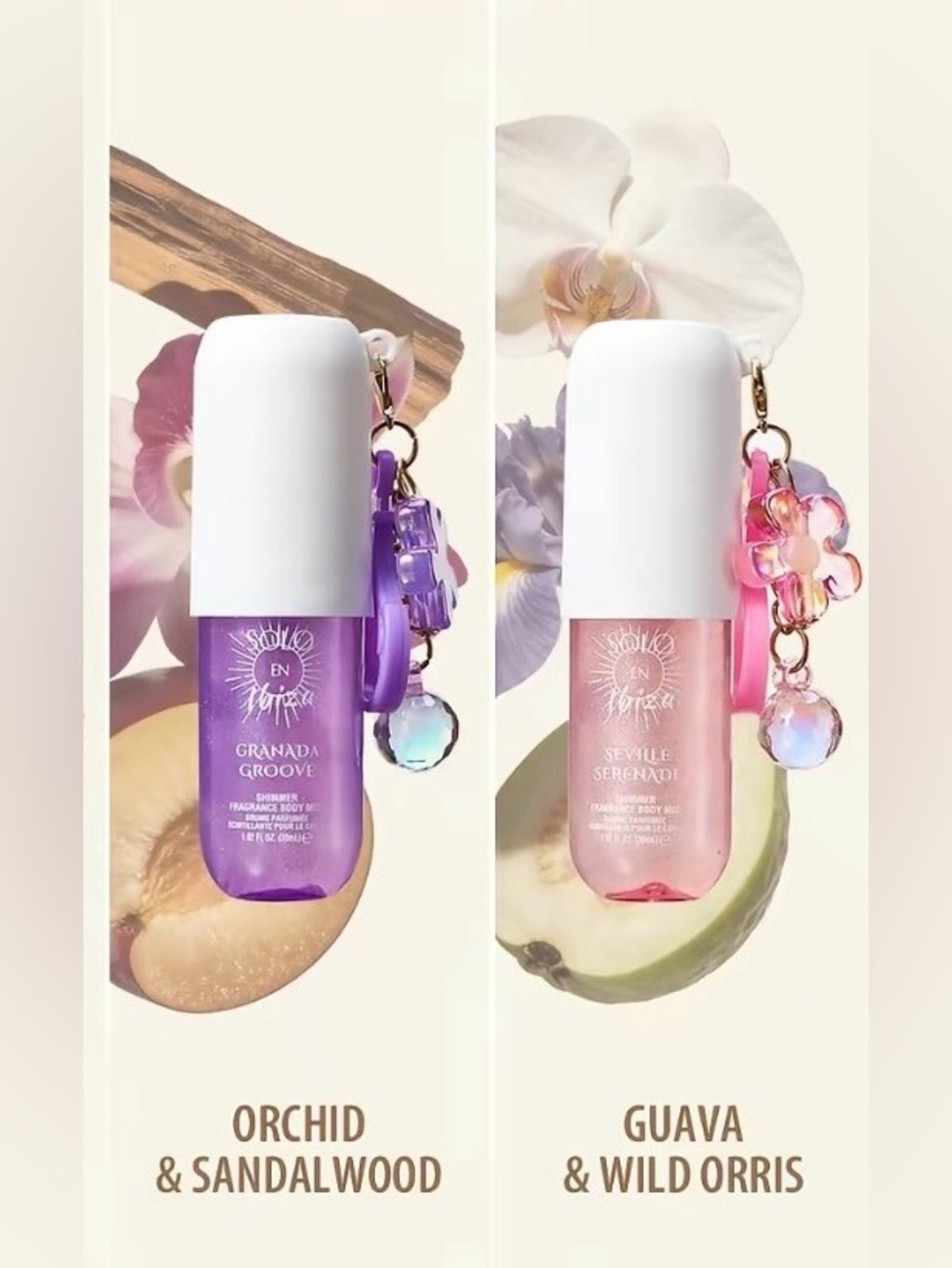 Shimmer fragrance Body Mist – set 2